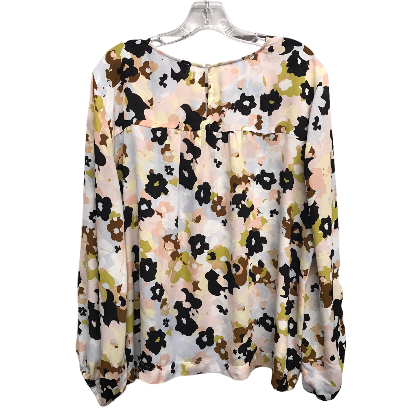 Top Long Sleeve By Loft In Floral Print, Size: Xl