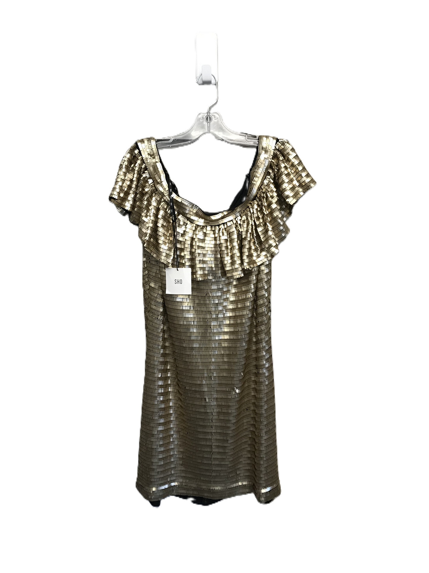 Gold Dress Casual Short By Sho Size: Xl