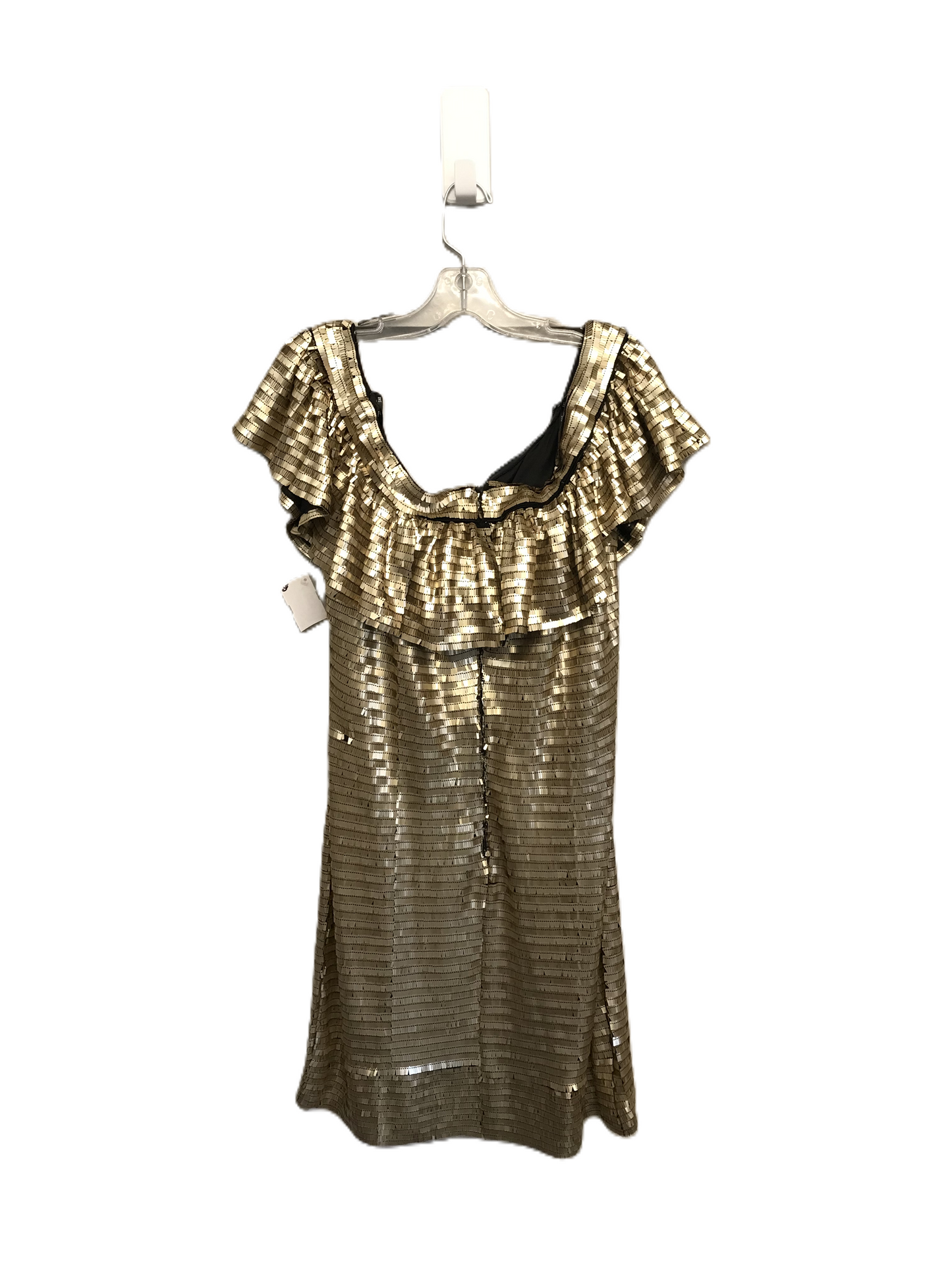 Gold Dress Casual Short By Sho Size: Xl