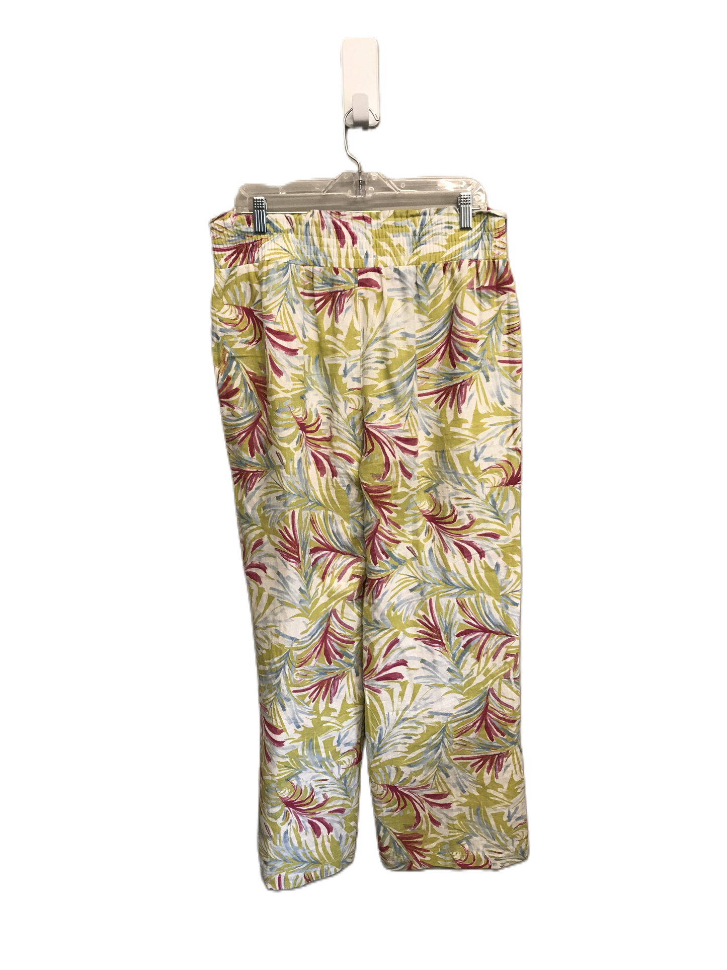 Multi-colored Pants Linen By Land N Sea Size: 8