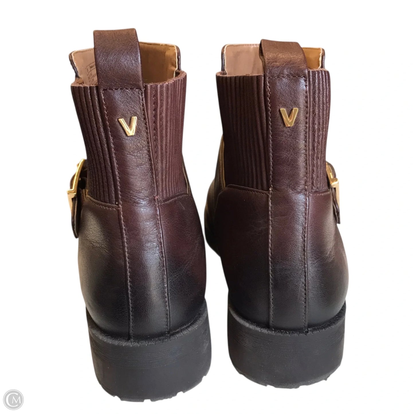 Boots Ankle Flats By Vionic In Brown, Size: 9.5