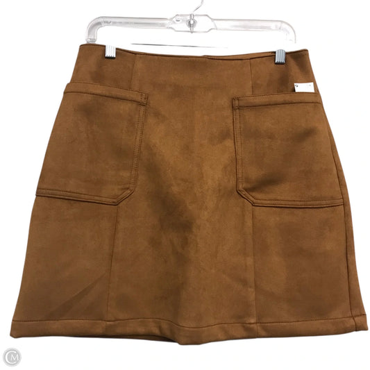 Skirt Mini & Short By Maurices In Brown, Size: 10
