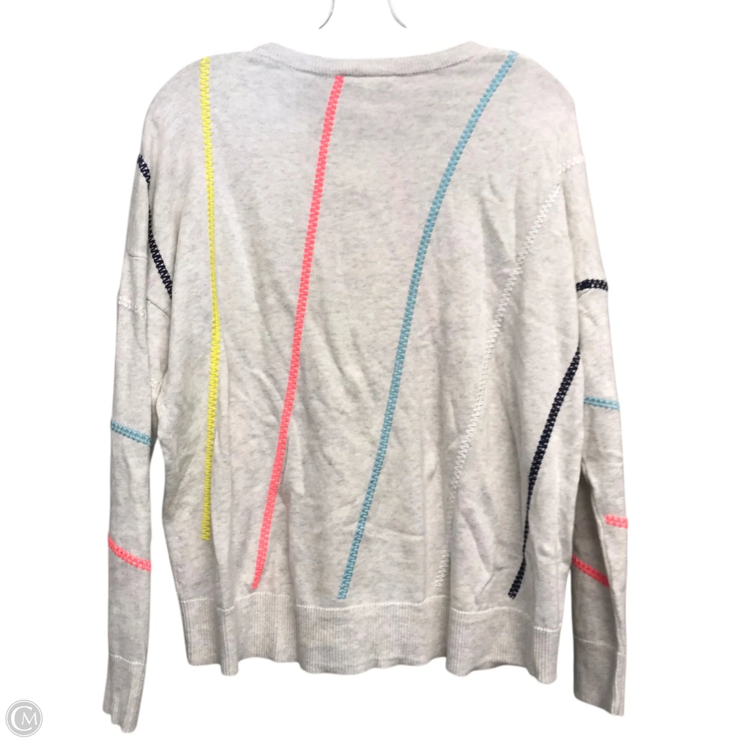Top Long Sleeve By Lisa Todd In Grey, Size: M