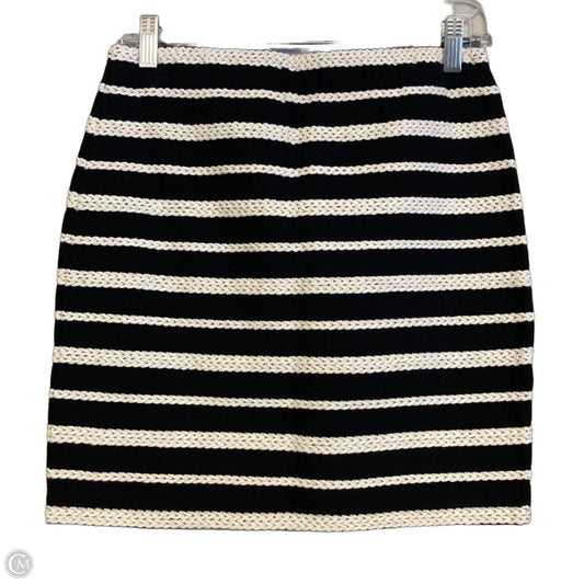 Skirt Mini & Short By Max Studio In Black & Cream, Size: 4