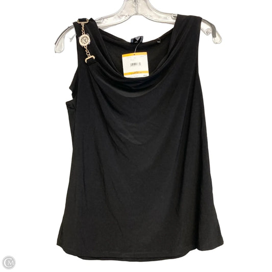 Top Sleeveless By Anne Klein In Black, Size: S