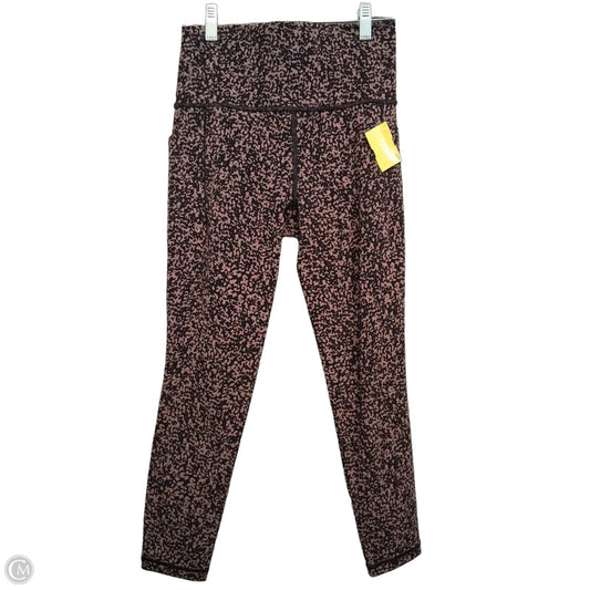 Athletic Leggings By Athleta In Black & Brown, Size: S