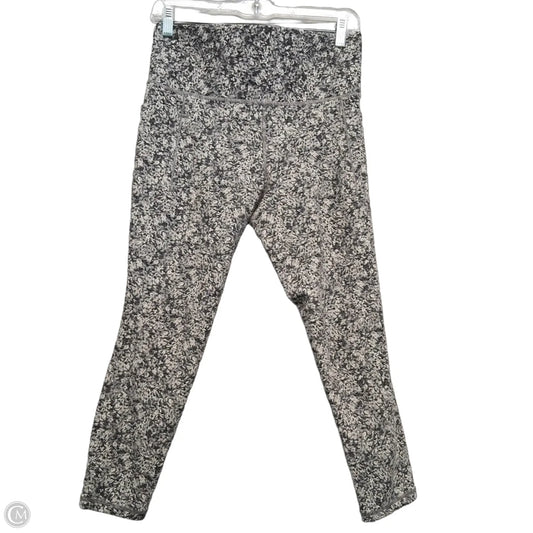 Athletic Leggings Capris By Athleta In Black & White, Size: M