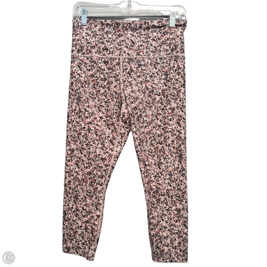 Athletic Leggings Capris By Athleta In Pink, Size: M