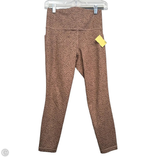 Athletic Leggings Capris By Athleta In Brown, Size: S