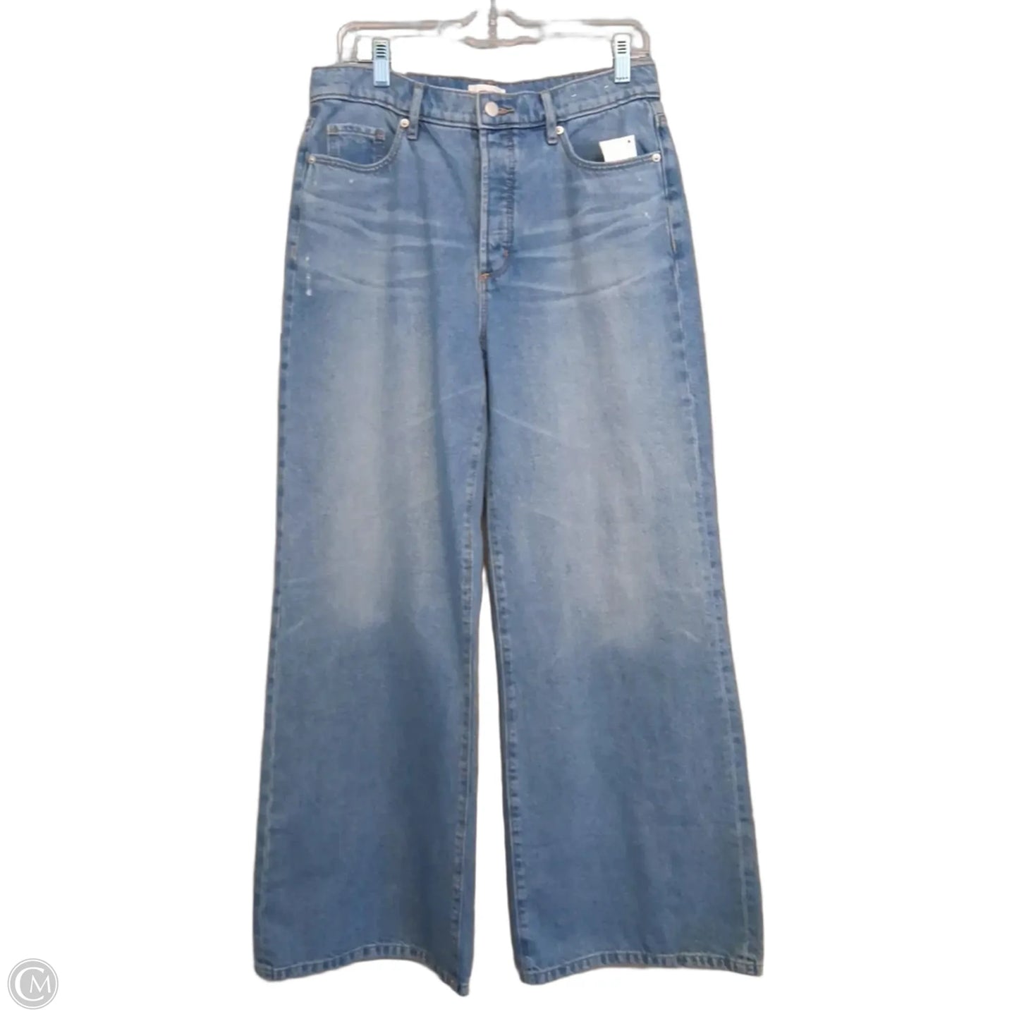 Jeans Wide Leg By Rivete In Blue Denim, Size: 4