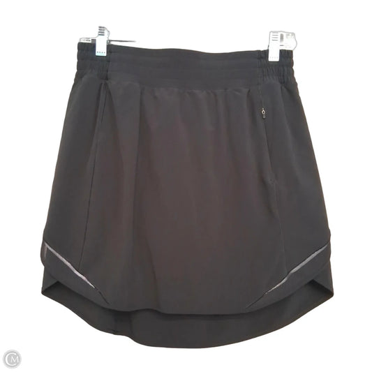 Athletic Skort By Lululemon In Black, Size: M