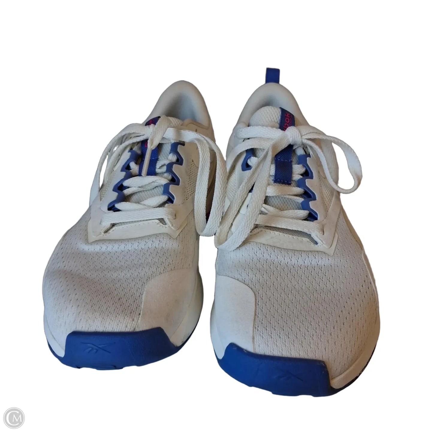 Shoes Athletic By Reebok In Blue & White, Size: 8