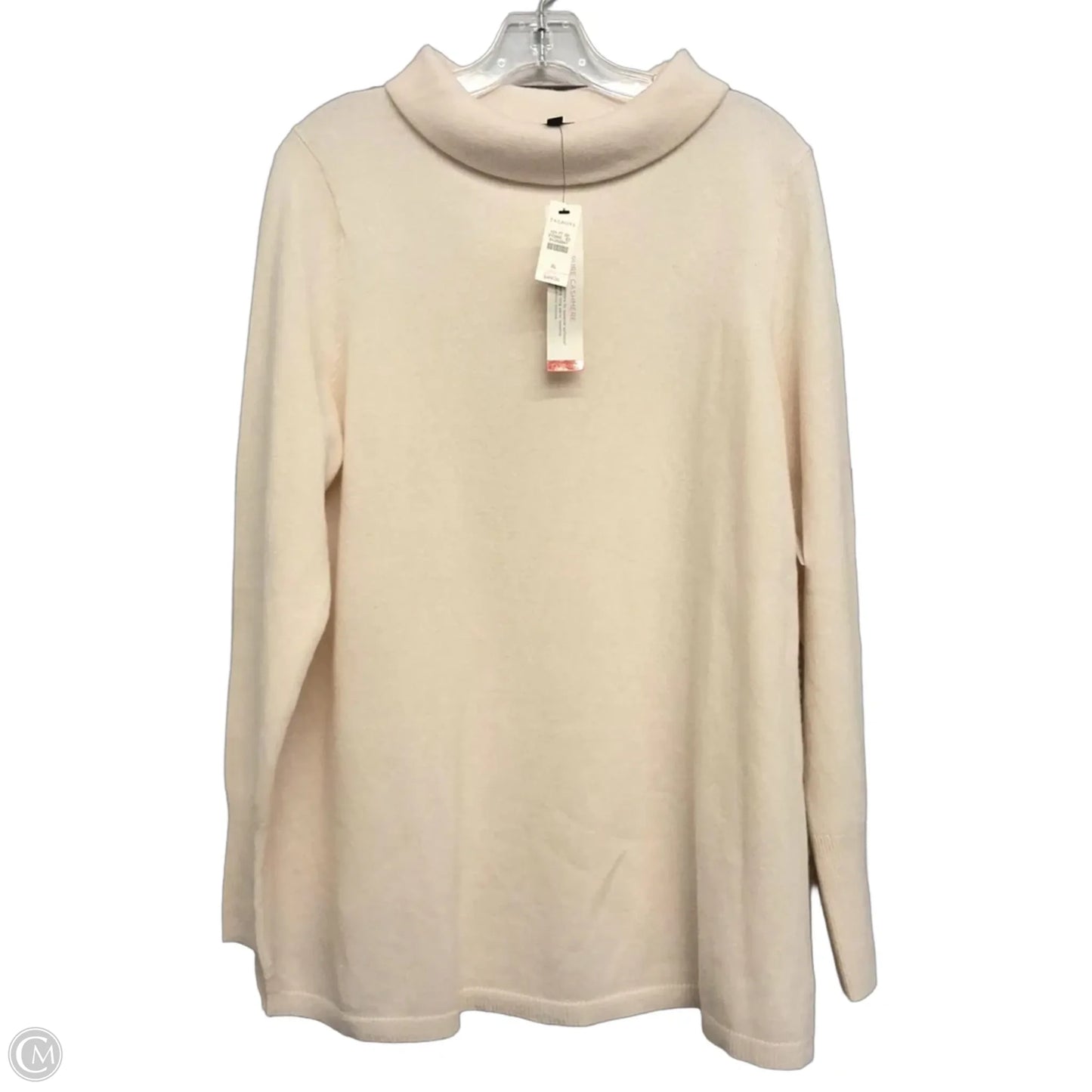 Sweater Cashmere By Talbots In Beige, Size: Xl