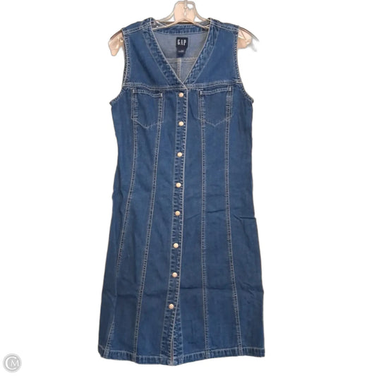 Dress Casual Short By Gap In Blue Denim, Size: M