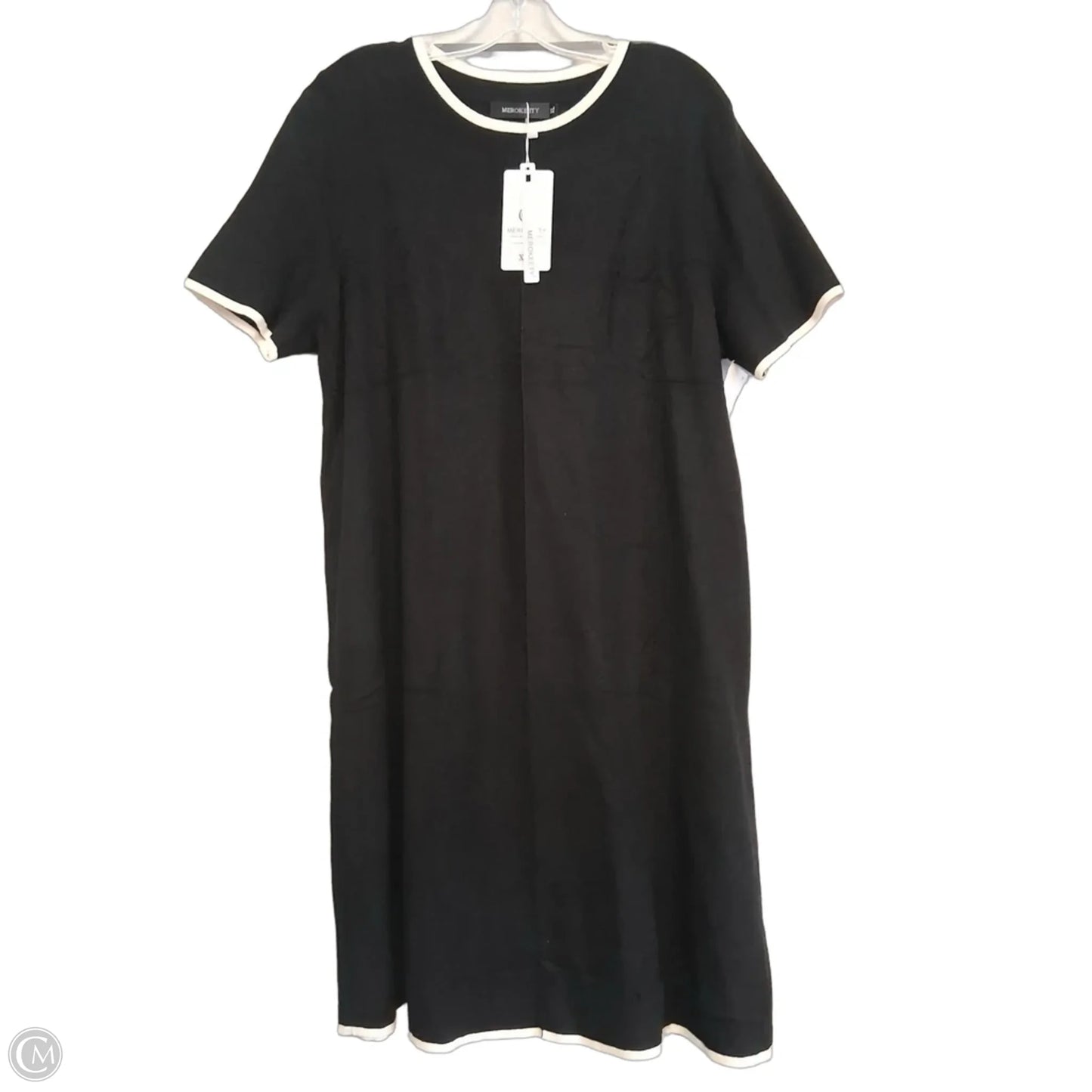 Dress Casual Short By Merokeety In Black & White, Size: Xl