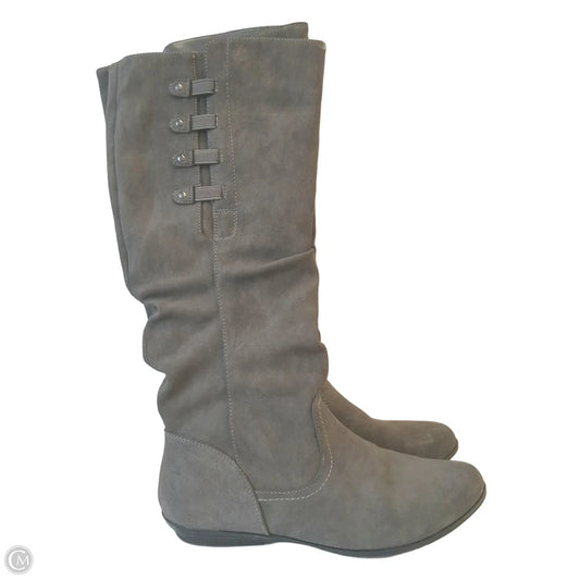 Boots Knee Flats By Cliffs By White Mountain In Grey, Size: 7.5