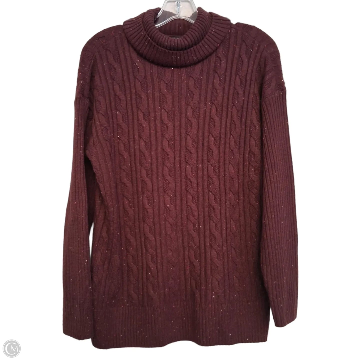 Sweater By Talbots In Maroon, Size: Mp