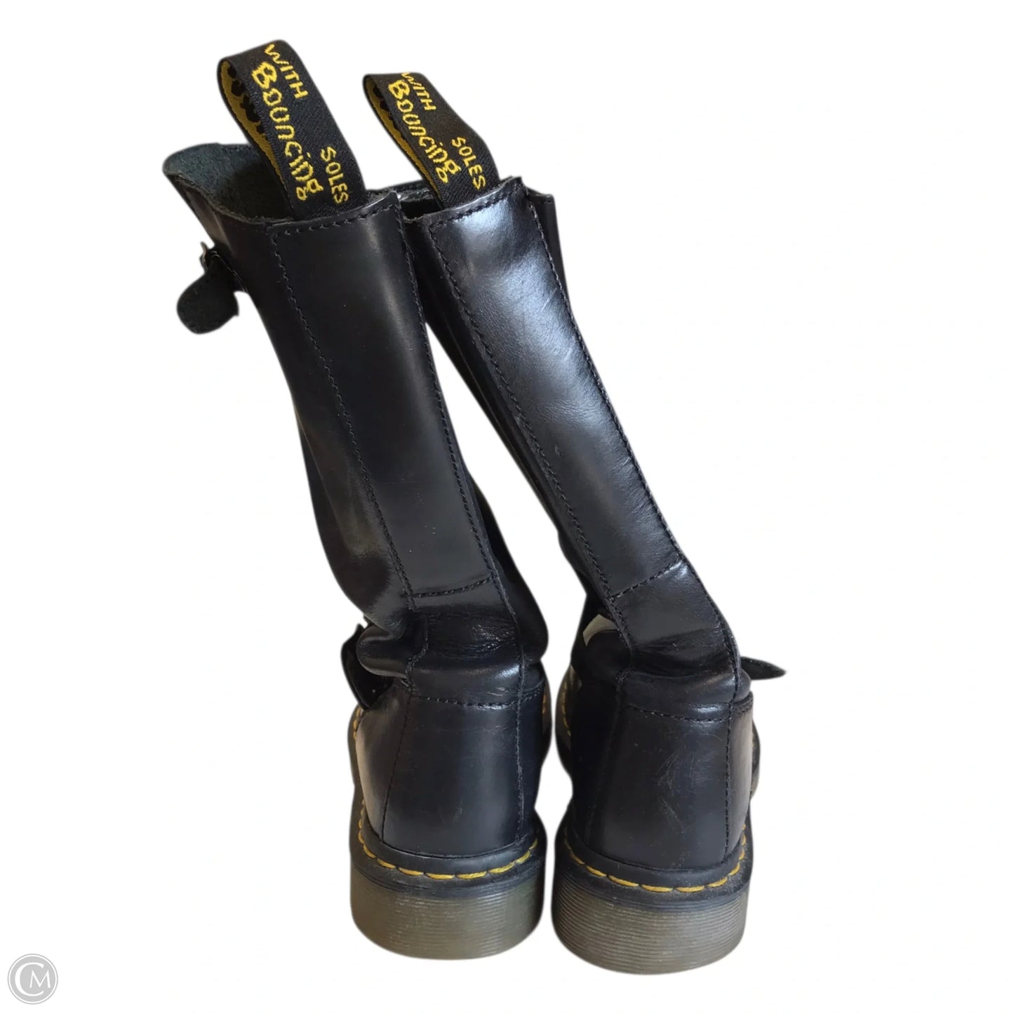 Boots Mid-calf Heels By Dr Martens In Black, Size: 8