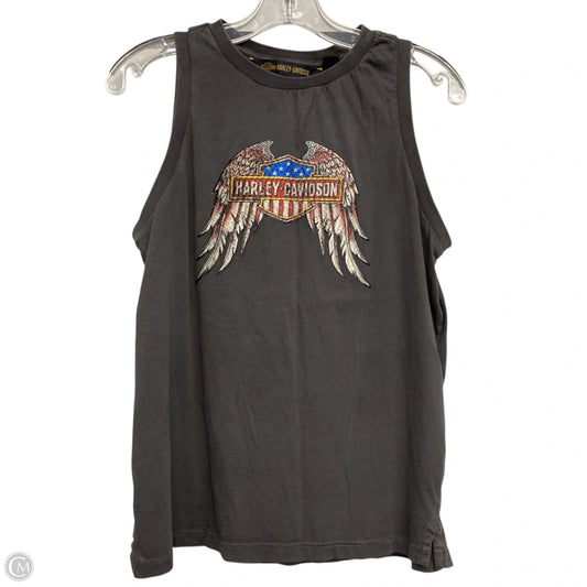 Top Sleeveless Basic By Harley Davidson In Grey, Size: M