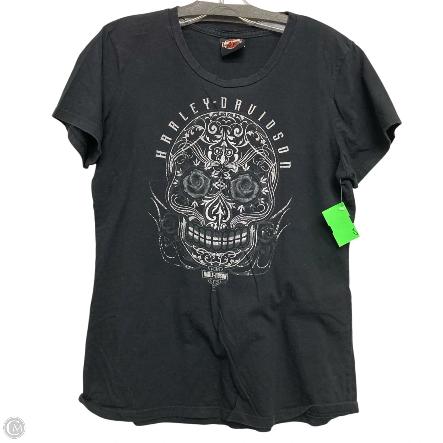 Top Short Sleeve Basic By Harley Davidson In Black, Size: M