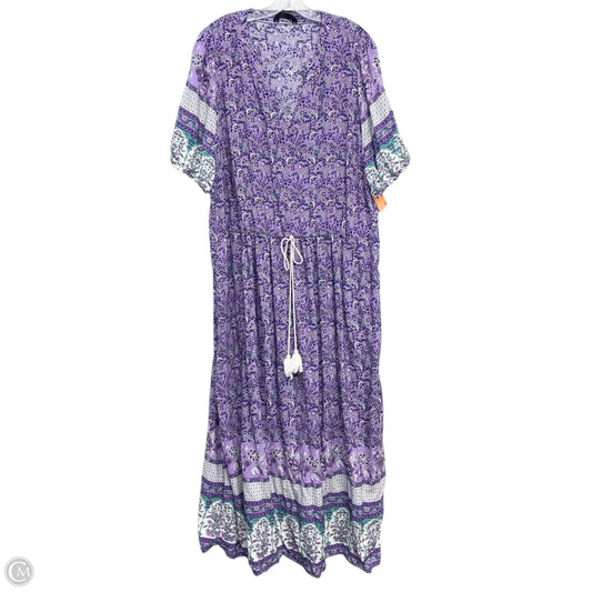 Dress Casual Maxi By Bloomchic In Purple, Size: 4x