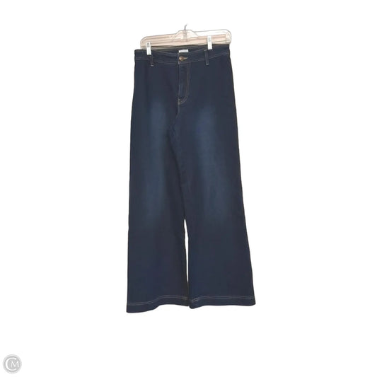 Jeans Wide Leg By Oat In Blue Denim, Size: 0