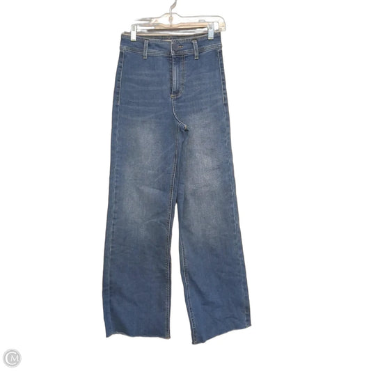 Jeans Wide Leg By Z Supply In Blue, Size: 4