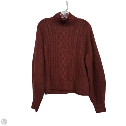 Sweater By Gap In Maroon, Size: M