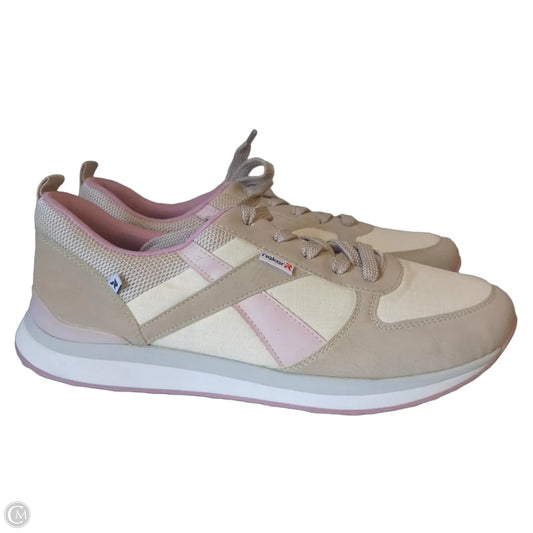 Shoes Sneakers By Riekers In Pink & Tan, Size: 10.5