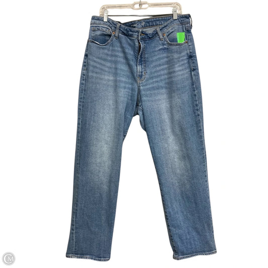 Jeans Straight By Old Navy In Blue Denim, Size: 18