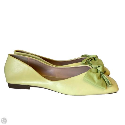 Shoes Flats By C. Paravano In Yellow, Size: 10.5