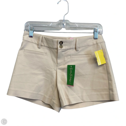 Shorts Designer By Lilly Pulitzer In Beige, Size: 0