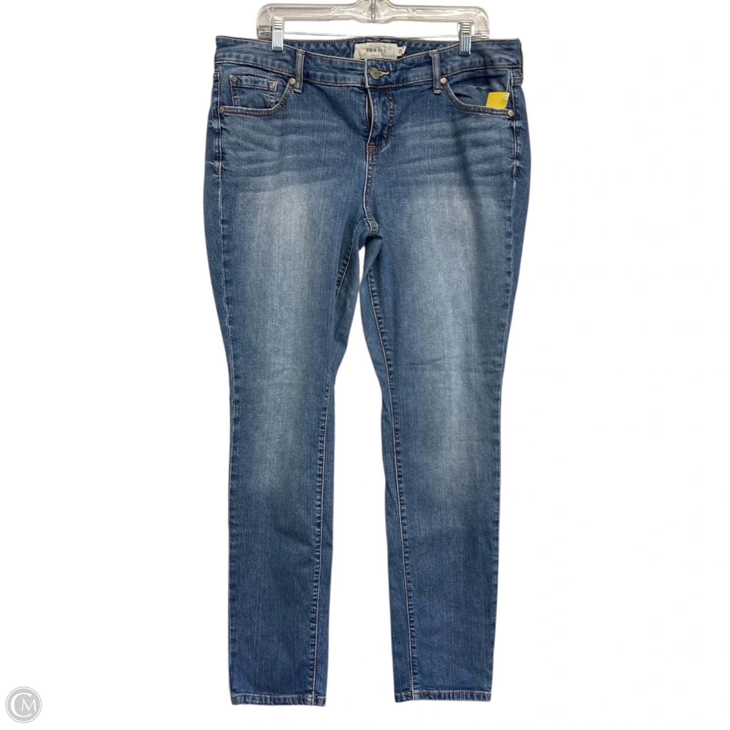 Jeans Skinny By Torrid In Blue Denim, Size: 16