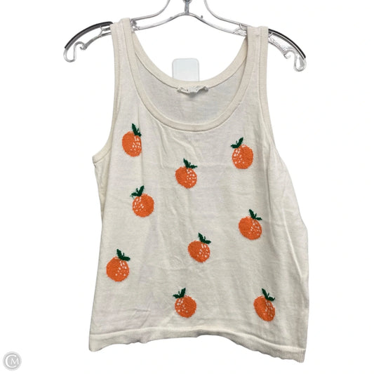 Top Sleeveless By Lou And Grey In Cream, Size: M