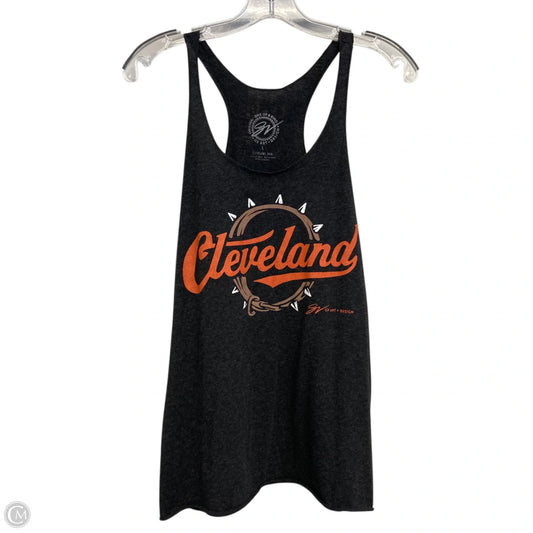 Top Sleeveless By GV Art In Black, Size: L