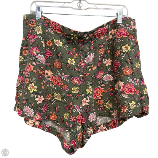 Shorts By Loft In Floral Print, Size: 16