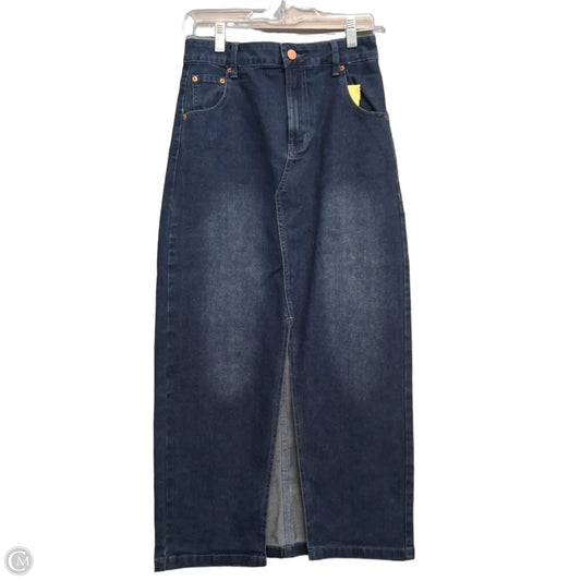 Skirt Maxi By Rachel Zoe In Blue Denim, Size: 2