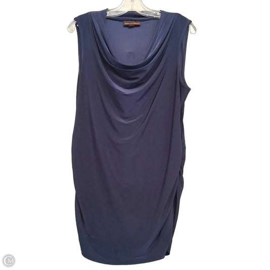 Top Sleeveless Basic By Dana Buchman In Navy, Size: L
