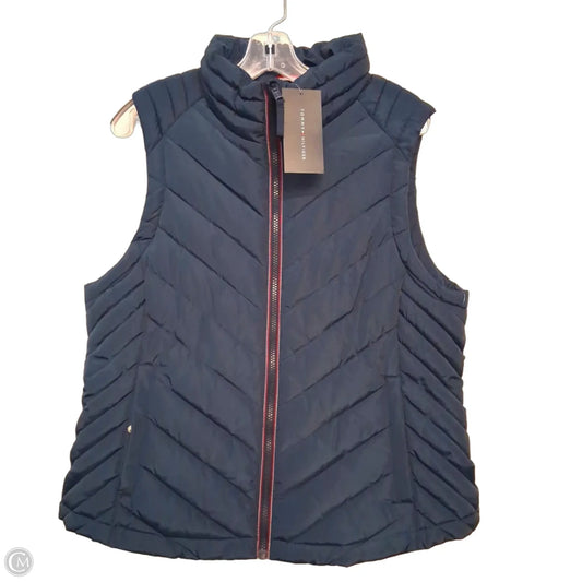 Vest Puffer & Quilted By Tommy Hilfiger In Navy, Size: L