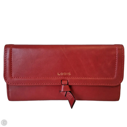 Wallet Leather By Lodis, Size: Medium