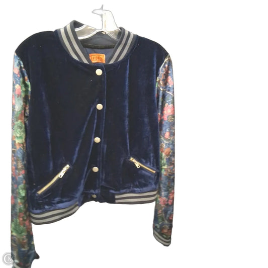 Jacket Other By Pol In Blue, Size: S
