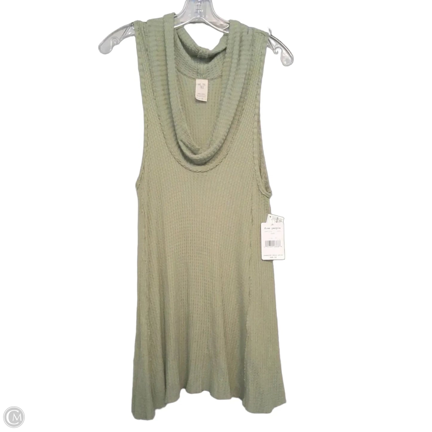 Top Sleeveless By Free People In Green, Size: M