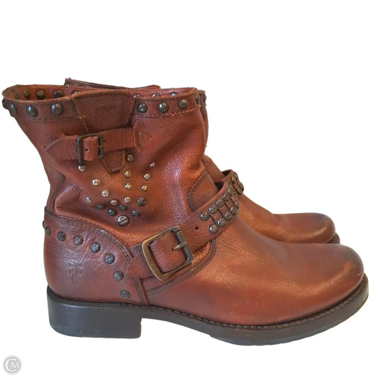 Boots Designer By Frye In Brown, Size: 8