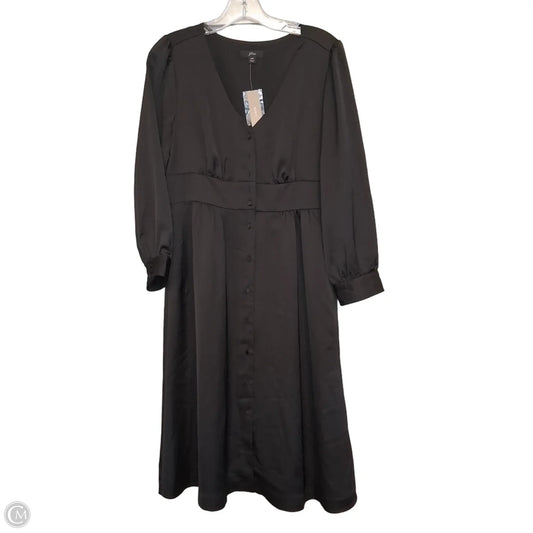 Dress Casual Maxi By J. Crew In Black, Size: 10p
