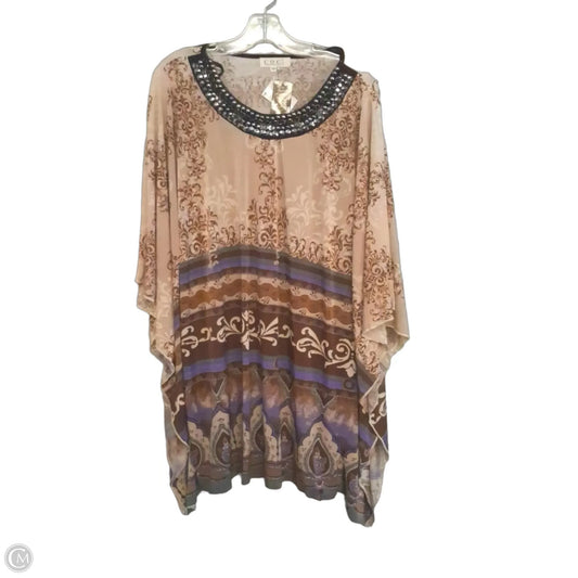 Top Short Sleeve In Multi-colored, Size: 3x