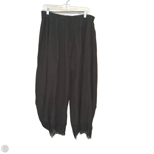 Pants Lounge By Anthropologie In Black, Size: L