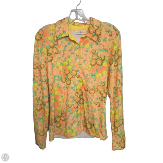 Top Long Sleeve Designer By Tory Burch In Multi-colored, Size: L