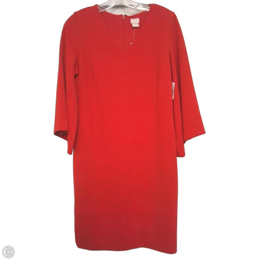 Dress Party Midi By Chicos In Red, Size: M
