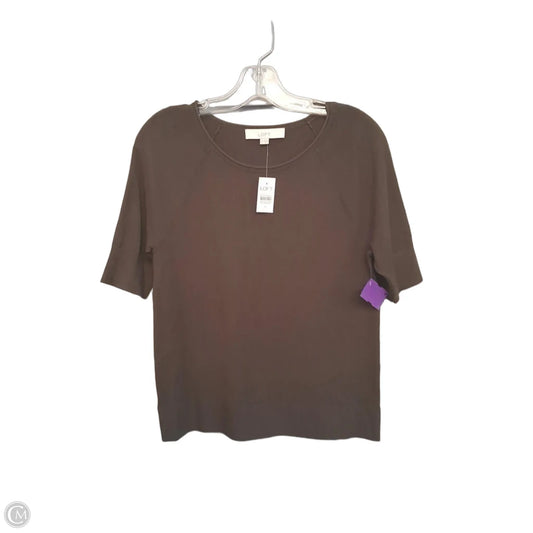 Sweater Short Sleeve By Loft In Green, Size: M