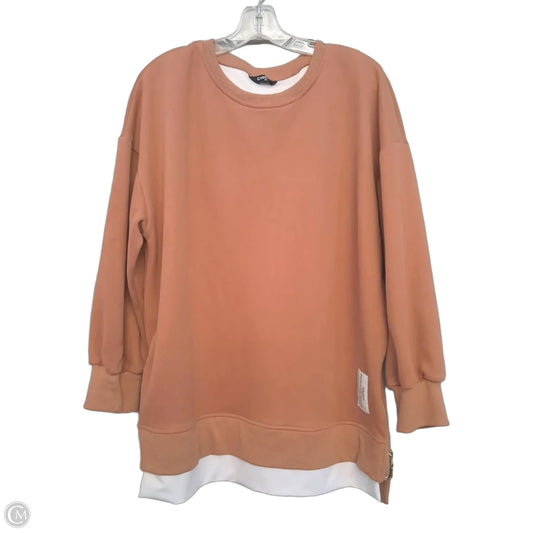 Sweatshirt Collar By Chicme In Brown, Size: Xl